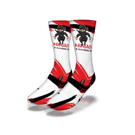

Ninja s Stole My Homework Socks 1
