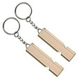 thumbnail image 2 of Aluminum Alloy Emergency Keyring Whistle Safety Survival Whistle for Hikings Camping Training Outdoor Sports Training, 2 of 11