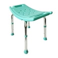 thumbnail image 1 of TISHITA Adjustable Bath Stool Shower Chair Aluminum Alloy Legs for Elderly Versatile, 1 of 8