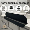 thumbnail image 2 of Dreamroo Silicone Sink Splash Guard for Kitchen and Bathroom (19.6 in X 5.5 in), Dark Gray, 2 of 6