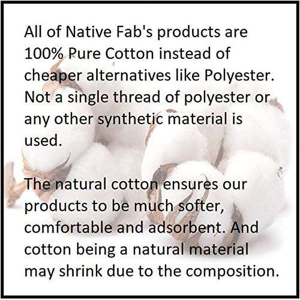 Native Fab 12 Pack Cotton Waffle Dish Towels - Gray