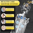 thumbnail image 6 of Filtered Shower Head, 20 Stage Shower Head Filter for Hard Water, 8 Modes Water Softener Shower Head with Filters Remove Chlorine and Harmful Substances, 6 of 6