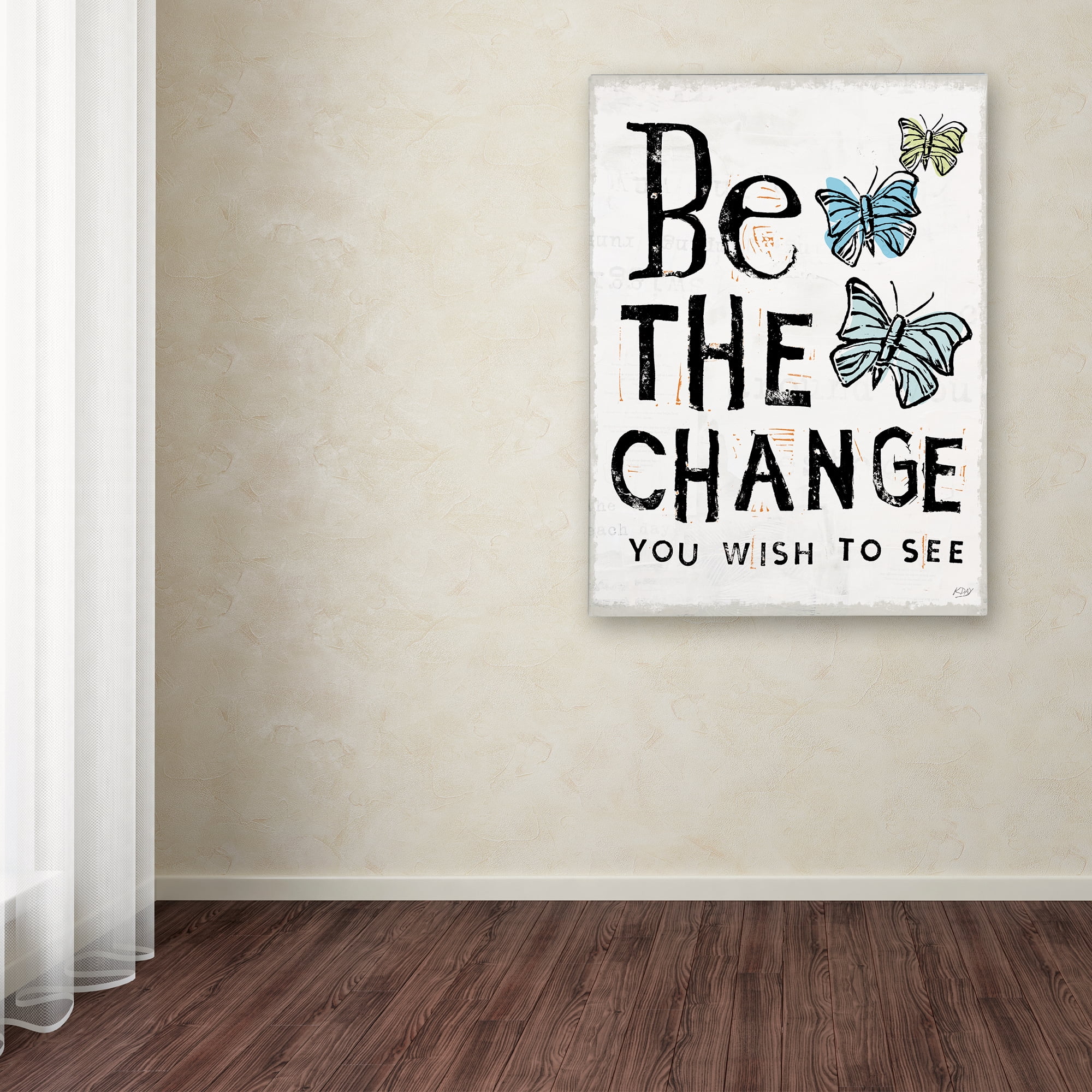 Trademark Fine Art 'Live to the Fullest I' Canvas Art by Kellie Day