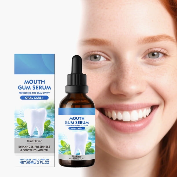 Suero bucal Essence con sabor a menta, refresca el aliento y suaviza las encías. Cuidado bucal+ 60 ml.