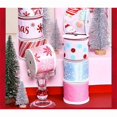 thumbnail image 4 of Christmas Wired Ribbon,with Christmas Snowy Cottage Ribbon 6.3cm x 3 Yards for Gift Wrapping, Christmas, Wedding Decorations, 4 of 5