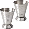 thumbnail image 1 of acero inoxidable, 2,5 oz, 75 ml, paquete de 2 4,5*5,5*6,9 cm Excelente Rendimiento ER000138SX, 1 of 5