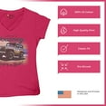 thumbnail image 6 of Life is a Journey Enjoy the Ride Women's V-Neck T-shirt 4x4 Offroad Rugged Vehicle Trailblazing Mudding Dirt Roads Tee, 6 of 7