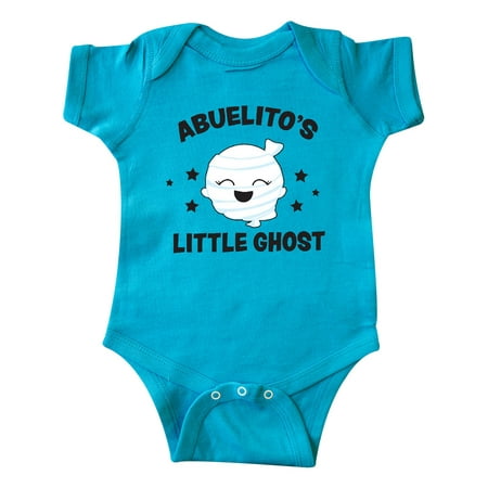

Inktastic Cute Abuelito s Little Ghost with Stars Gift Baby Girl Bodysuit