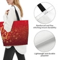 thumbnail image 3 of Sigee Merry Christmas for Large Capacity Shopping Bag with Inner Pocket, Women's Shoulder Bag Handbag, 3 of 8