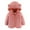 Pink, variant on Hotiary Infant Baby Boys Girls Fleece Hooded Jacket Coat with Bear Ears Toddler Warm Solid Color Zipper up Outwear Kids Fall Winter Clothes for 6 Months-6 Years