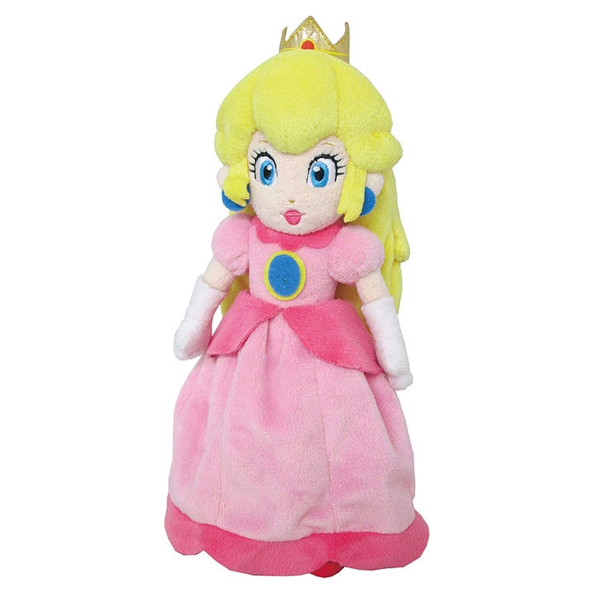 Little Buddy Super Mario All Star Collection 1418 Peach Stuffed Plush 10 Multicolor