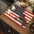 thumbnail image 4 of SLYNSHome 4th of July Decorations Patriotic Placemats,American Flag Stars & Stripes Heat-Resistant Table Place Mat for Kitchen Dining Table Home Decor, 4 of 7
