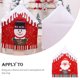 thumbnail image 5 of Kearding Sombrero de Navidad colorido, funda para silla, suministros de arreglo de impresión de dibujos animados, muebles de alce rojo, funda de Navidad, Kits de decoración para fiestas Papá Noel Kearding HA069379-01, 5 of 6