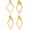 gold 2pairs, variant on Boho Square Stud Earrings Jackets, Minimalist Geometric Stainless Steel 14K Gold Plated Ear Stud Earrings Front Back Earrings for Women[w5438]