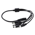 thumbnail image 2 of 3X 1 to 4 DC Power 4-Port Splitter Adapter Adaptor Cable CCTV Camera,3 x DC power splitter cable,black, 2 of 5