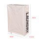 thumbnail image 4 of Advancent Venta caliente cesto de ropa plegable impermeable esquina multifuncional cesta de ropa sucia cesta de almacenamiento de tela sucia Almacenamiento y organización del hogar blanco Advancent HA2136-02, 4 of 6