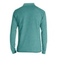 thumbnail image 5 of CCRFTGI Mens Long Sleeve Polo Shirts Fashion Casual Lapel Collared Shirt Golf Basic Pullover Tops Stylish Button Up T Shirt with Pocket Turquoise 2XL, 5 of 5