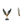 thumbnail image 1 of Estatua de la casa,Estatua de ala hecha a mano,artesanía de resina para cafetería,Figura de escritorio,Figuritas africanas,artesanías,artículos de escritorio coleccionables,Estatua de dama, 1 of 8