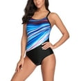 thumbnail image 2 of Women's One-Piece Athletic Swimsuit Print Unitard Swimwear, 2 of 6
