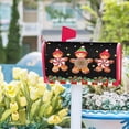 thumbnail image 6 of Christmas Gingerbread Man Black Mailbox Covers Magnetic Standard Size 18" X 21",Peppermint Candy Holly Berry Mailbox Wraps Post Letter Winter Box Cover for Holiday Garden Yard Decor, 6 of 6