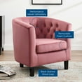 thumbnail image 7 of Modway Prospect Performance Velvet Armchair, Dusty Rose, 7 of 7