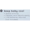 thumbnail image 6 of Diono Clip-On Baby Safe Universal Stroller Fan with Flexible Neck for Perfect Angle, White, 6 of 9