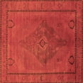 thumbnail image 1 of Ahgly Company Indoor Square Oriental Brown Industrial Area Rugs, 8' Square, 1 of 4