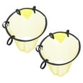 thumbnail image 1 of CATIEBYE 2Pcs Portable Soccer Goal Net Yellow Nylon Sturdy Soccer Training Equipment for Accuracy Practice, 1 of 8