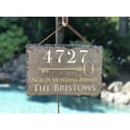 thumbnail image 4 of Beautifully Handcrafted and Customizable Slate Home Address Plaque (12"x8" or 16"x10") Improve the curb appeal of your property with this bespoke house sign., 4 of 7