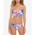thumbnail image 4 of Salt + Cove Junior's Bop To The Trop Bikini Top Swimsuit Multicolor Size X-Small, 4 of 4
