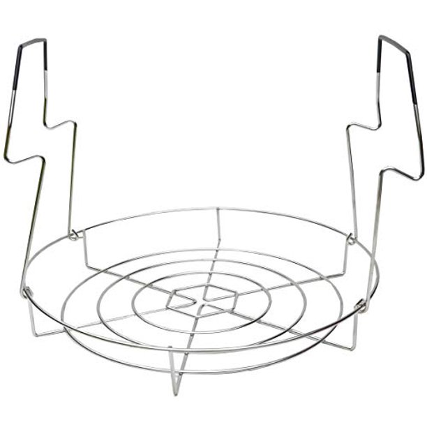 Blimber Stainless Steel Canning Rack, Contoured Comfort Grip Handles