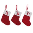 thumbnail image 5 of Tnobhg Christmas Stocking Embroidered Letter with Hanging Rope Fine Workmanship Christmas Stocking Festive Xmas Decoration, 5 of 8