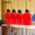 thumbnail image 5 of Bushman 4Pk U-Jug Storage Jug, Portable Plastic Container, 5.5 Gal, Red, 5 of 10