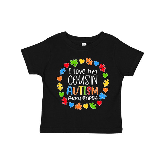 Inktastic I Love my Cousin Autism Awareness Boys or Girls Toddler T-Shirt