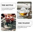 thumbnail image 5 of 4 Pcs Glass Teapot Cover Infuser Beverages Water Jug Stopper Lid Household Covers, 5 of 6