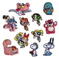 thumbnail image 1 of 11 Uds de pegatinas de tela bordadas MACHAO Accesorios de ropa de chicas superpoderosas de Anime, 1 of 5