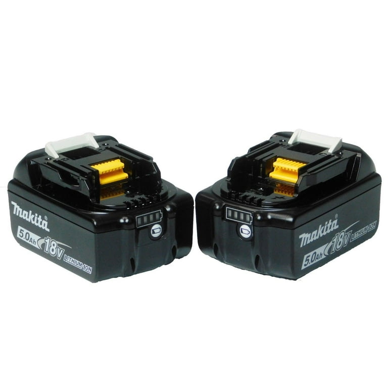 Makita 18V LXT Lithium-Ion 5.0Ah Batteries, Fast Charge