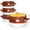 Brown, variant on French Onion Soup Bowls with Handles, 16 Oz Ceramic Soup Serving Bowl Crocks - Oven Safe Bowls for Chili, Beef Stew, Cereal, Pot Pies, Set of 4