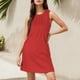 thumbnail image 1 of WILLBEST Vestidos Casuales Para Mujer Vestido De Verano De Color Liso Para Playa, Elegante, Flotante, De Longitud Media, Con Cuello Redondo Y Sin Mangas, 1 of 3