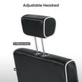 thumbnail image 6 of BarberPub Reclining Barber Chair With 440 Lbs Heavy Duty Hydraulic Pump, All Purpose Hair Styling Swivel for Home, Shampoo Salon Spa and Barbershop 9182 (Black), 6 of 9