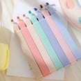 thumbnail image 4 of Highlighter Highlighter Pens 6 Color Set Soft Chisel Tip Marker for Note Taking Journaling Planning Mild Pastel Colors Eye Comfort Assorted Colors 5.12in Highlighters, 4 of 6