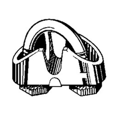 

Nipper Wire Rope Clip 3/8 Dia. - Galvanized