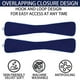 thumbnail image 5 of Babero para adultos para comer | Protector de ropa de algodón lavable | Cierre ajustable de gancho y lazo | Grandes 62"x13.8" | Reutilizable para personas mayores, personas mayores y con, 5 of 6