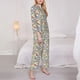 thumbnail image 3 of Balery Paisley Floral 5 Conjunto de Pijama con Estampado para Mujer, Conjunto de Dos Piezas con Manga Larga, Ropa de Dormir Suave con Bolsillos, Pijamas Cómodos-Medium, 3 of 7