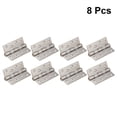 thumbnail image 2 of 8pcs 4 Inch Door Hinge Stainless Steel Flap Hinge Counter Back Flap Backflap Hinge Drawer Butt Hinge (Silver), 2 of 8