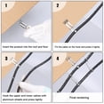 thumbnail image 5 of TFixol Aluminum Gutter Snow Melting Cable Clips and Spacers Set - 24 Hooks & 24 Clips for Heating Cable Installation, 5 of 5