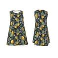 thumbnail image 7 of Goofa Citrus Fruits Elegant Lemons for Summer Dresses for Women – Beach Floral Sundress, Casual Pockets Boho Tank Dress for Hot Days, 7 of 7