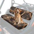 thumbnail image 3 of Yuyamidu Camo Hunting Bear UTV Bench Seat Cover Set Anti-Scratch Full Protection 4 Wheeler Accessories Compatible with Kawasaki Mule 3000 3010 3020 4000 4010 2001-2023 2025, 3 of 7