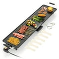 thumbnail image 1 of Patiojoy 35" Extra Large Electric Griddle Portable Teppanyaki Grill with 4-Level Thermostat Control & Removable Drip Tray, 1 of 10