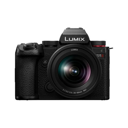 Panasonic LUMIX S5II Mirrorless Camera, W/ 20-60mm F3.5-5.6 L Mount Lens - DC-S5M2KK (International Model)